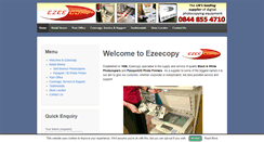 Desktop Screenshot of ezeecopy.co.uk