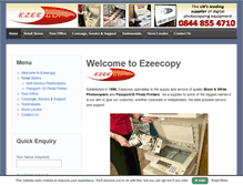 Tablet Screenshot of ezeecopy.co.uk